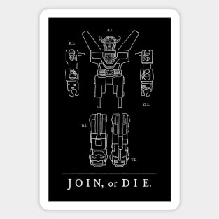 Join or Die Defender Magnet